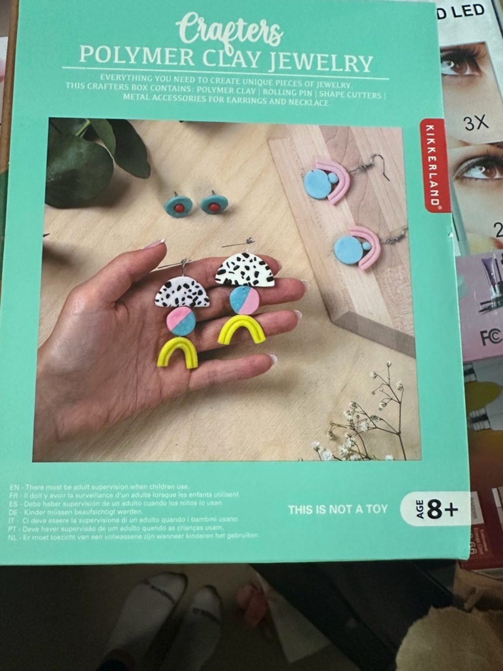 NIB Kikkerland Crafters Jewelry Kit + Stamps Kit (qty 2)